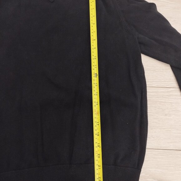 Tommy Hilfiger Crewneck Sweater Men's - Size M - Classic Black Knit - Picture 6 of 7